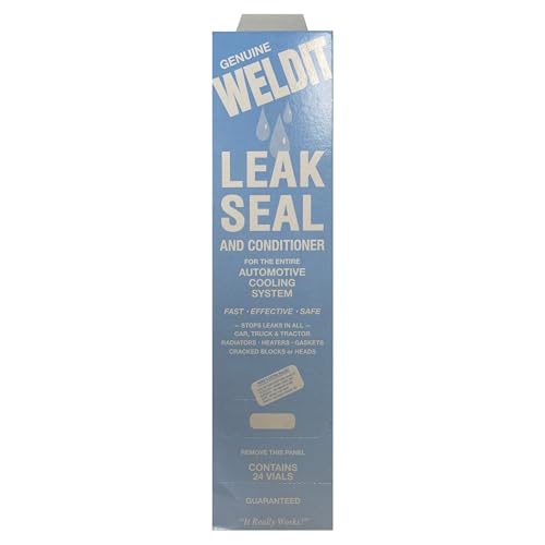 Sherco-Auto WELDIT WS-1P Radiator Cooling System Stop Leak Sealer 20 Grams - USA Made - 24 Vials