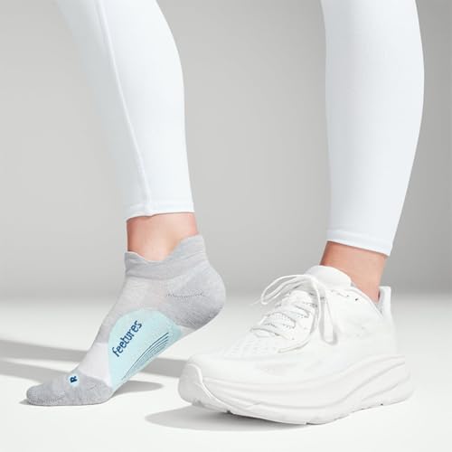 Image of Feetures Elite Light Cushion No Show Tab Sock Wave