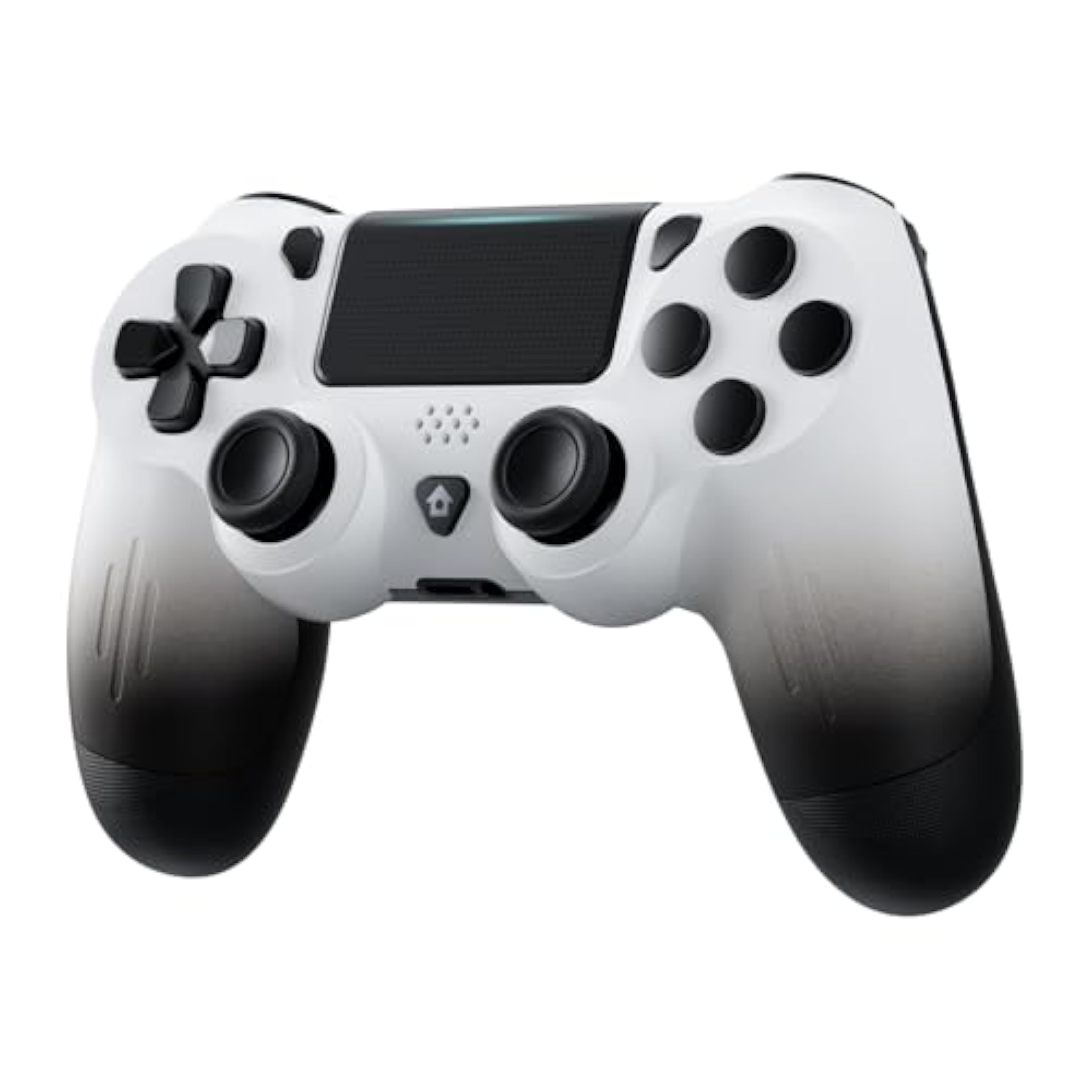 ECHTPower Mando para PS4, Mando Inalámbrico para PS4/Pro/Slim, Diseño de Tinta, Doble Vibración, Giroscopio, Conector de Audio 3.5mm, Agarre Antideslizante, Ergonómico