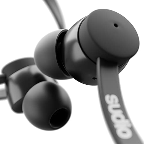 Sudio Elva Wireless Bluetooth Earphones With Flight Adapter (Black) - Image 4
