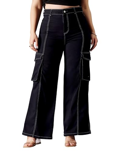 Image of Miss Chase A+ Women's Bootcut High Rise Regular-Length Stretchable Denim Shaping Jeans