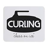 CafePress Chess On Ice Mousepad Non-Slip Rubber Gaming Mousepad