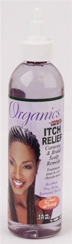 ITCH RELIEF CORNROW & BRAID SCALP REMEDY FAST RELIEF FROM DRY ITCHY & IRRITATED SCALP 177ml by Africa's Best Organics