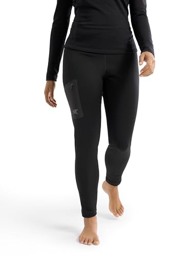 Arc'teryx Kyanite Baselayer Bottom Women's - Warm Polartec Stretch Fleece Base Layer - Redesign - Black, Large