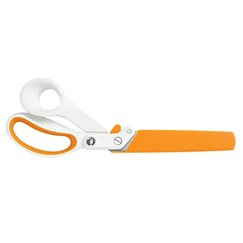 Fiskars 10 Inch Amplify Mixed Media Shears, 10-Inch, White, Model:171020-1001 #TOP1