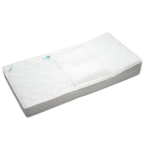 SEVIRA KIDS - Matelas Anti-Reflux avec plan Incliné et cale bébé amovible - Made in France - 70x140 cm 70x140 cm