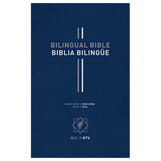 Bilingual Bible / Biblia bilingüe NLT/NTV (Hardcover, Blue)