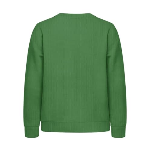 Girls Boys Crewneck Long Sleeve Sweatshirt Loose Pullover Top 3-16 Years2