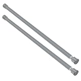 Amplio rango ajustable: con una longitud ajustable de 16.9 a 40 pulgadas, esta barra de cortina de tensión se adapta a una variedad de tamaños de ventana. Es ideal tanto para ventanas pequeñas como grandes, así como para otros usos como cortinas de ducha y cortinas de cocina, proporcionando una opción personalizable para tu espacio.