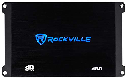 Rockville Db11 1400 Watt Peak/350 Watt Rms Mono 2-Ohm Amplifier Car Amp And Bass Remote #TOP2