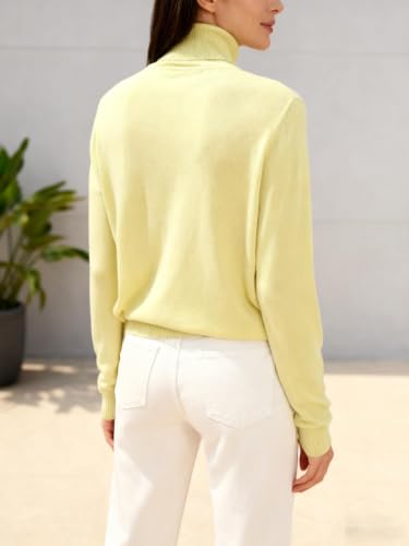 Image of SANGTREE Women's Turtleneck Sweaters Long Sleeve Pullover Tops | Breathable and Lightweight Fall Winter Fashion Outfit.Perfect for Daily,Office,Vacations,Holiday,Family Gatherings Etc.
