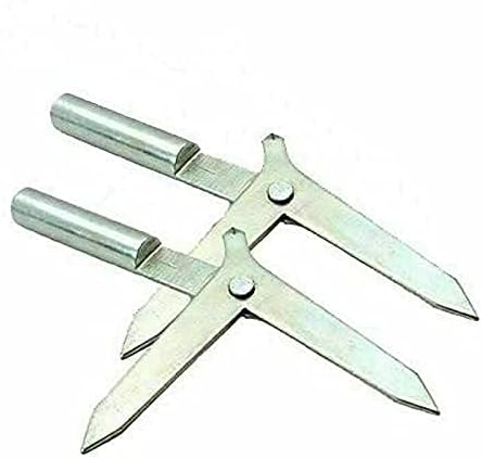 2PCs SET OF ROUND BAR FINDER HEAD DIA 3/8" DOUBLE END MECHANICAL CENTER FINDER (!)))-AMZN