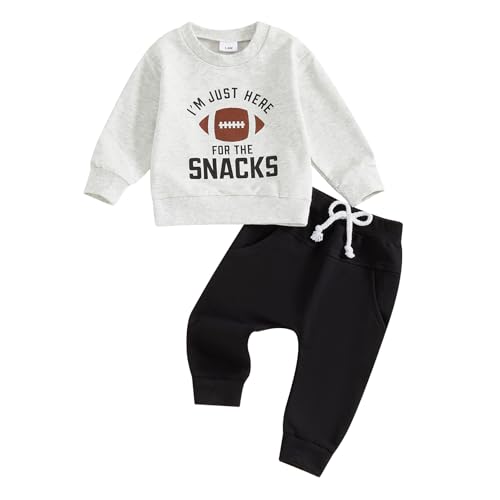 Image of CIYCUIT Toddler Baby Boy Clothes Long Sleeve Sweatshirt Pants Set Fall Winter Outfits