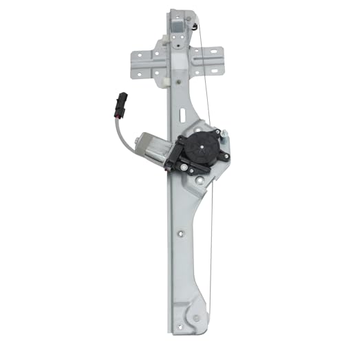 Image of TRQ Rear Passenger Side Power Window Motor and Regulator Assembly Compatible with 2013-2017 Buick Enclave 2013-2017 Chevrolet Traverse 2013-2016 GMC Acadia 2017 Acadia Limited