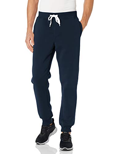 Southpole Men's Active Basic Jogger Fleece Pants, New New Navy, Medium