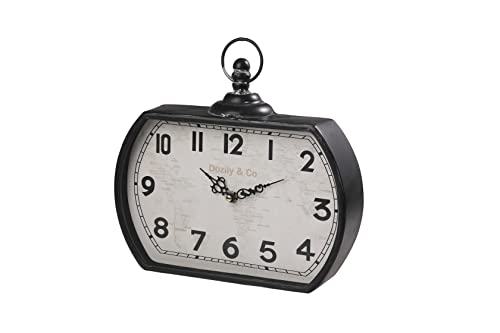 Dozily European Retro Wall Clock Old-Fashioned Design Vintage Decor Wall Clocks Black #TOP1