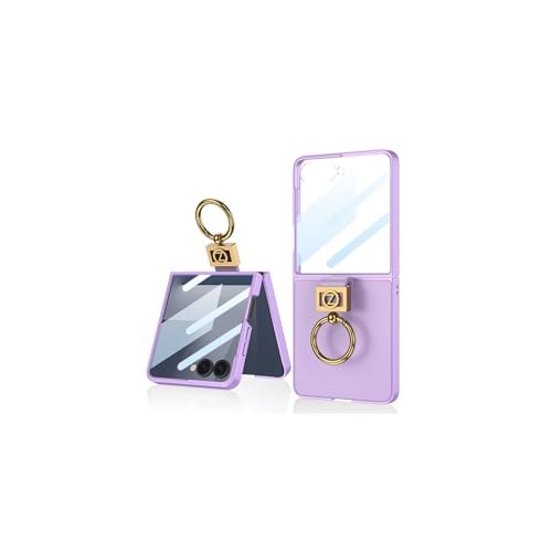 ���d�� �X�}�z�P�[�X Galaxy Z Flip8 5G �p�̃P�[�X �J�o�[ �����h�~ �����h�~ PC+�����t�B���� �v���X�`�b�N�� �X�}�z�ی�P�[�X �����O�t�� �ϏՌ��J�o�[�Y��� �J���t�� �N�₩�� ������� CASE �w�ʃJ�o�[[as-dsnx29