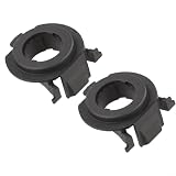 Upluxmira 2 pz H7 LED portalampada per Ford Focus 3 MK3, per Opel 2015 – 2017, ABS luce presa fermo clip, nero
