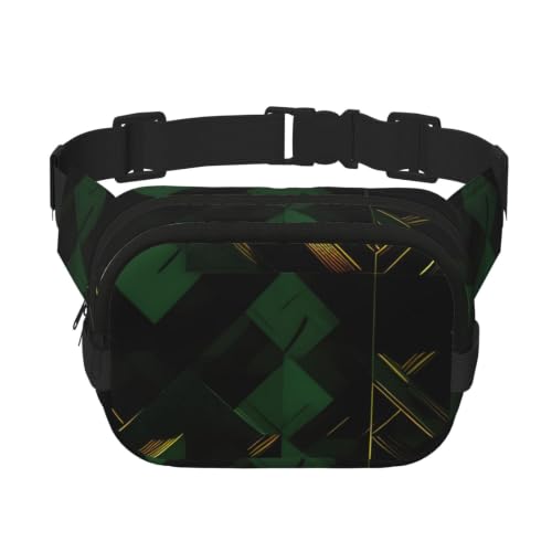 Sac banane géométrique double couche parfait pour le camping et le voyage