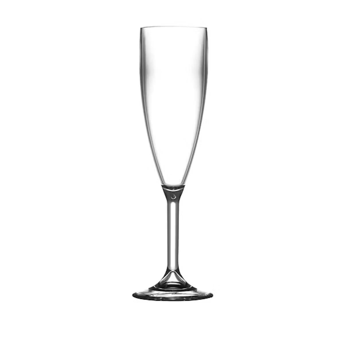 Cater4You Polycarbonate 190ml Plastic Champagne Glasses - Single Glass