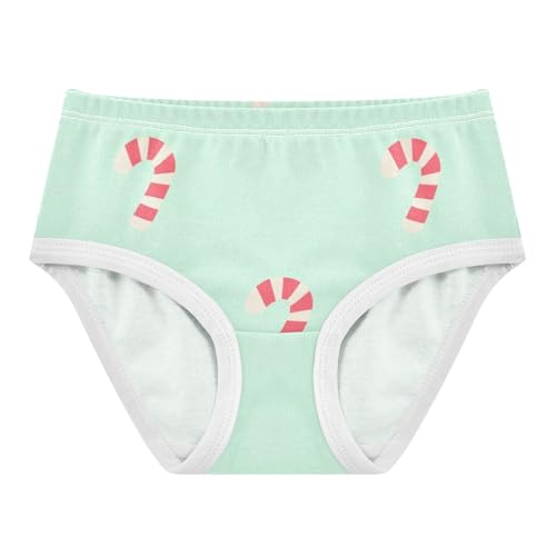 Girls' Training Panties Briefs Underwear for Girls Candy Canes Pattern