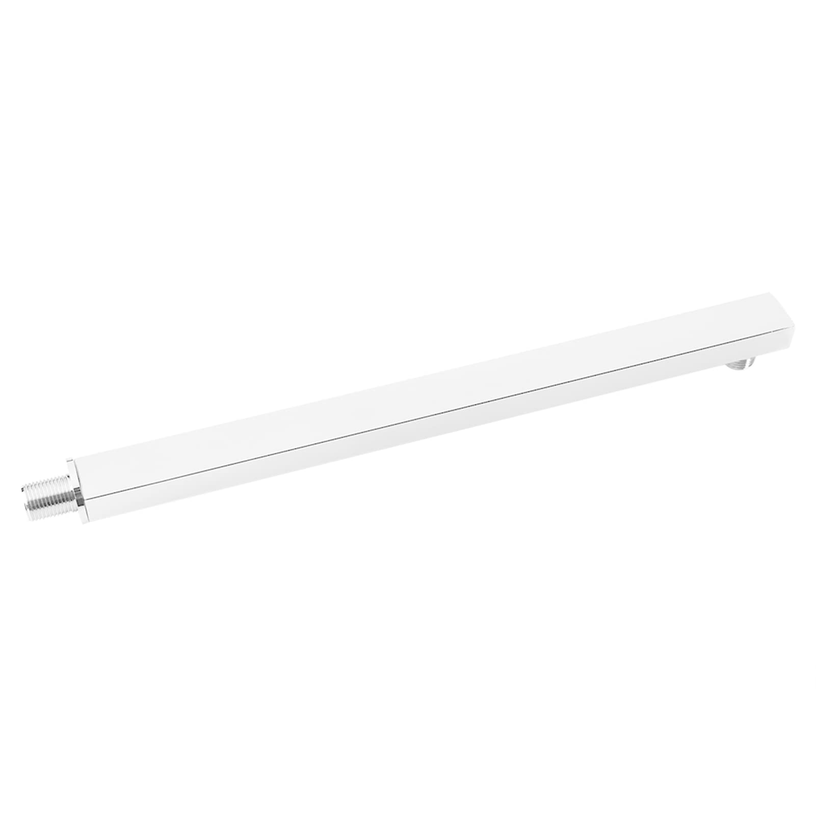 Rallonge de bras de douche en acier inoxydable poli 40 cm au design mural robuste