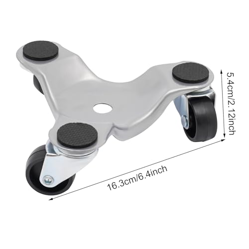 12PCs Furniture Moving Dolly Set, 3 Wheel 360° Rotatable Iron Tri Dolly Furniture Mover Pro Set Flexible Mobility Furniture Lifter Mover Tool Set Triangle Swivel Caster, Maximum Load: 300kg/661lbs