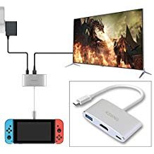 Portable Dock for Nintendo Switch , KSWNG HDMI Type C Hub Adapter for Nintendo Switch , Macbook Pro , Projector... Portable Dock for Nintendo Switch , KSWNG HDMI Type C Hub Adapter for Nintendo Switch , Macbook Pro , Projector...