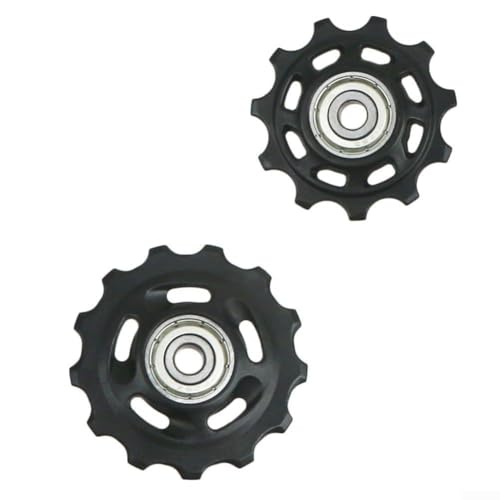 Puleggia per deragliatore posteriore per bicicletta, 11T, 13T, compatibile con bici a velocità 9/10/11 con cuscinetti in acciaio sigillati per una maggiore durata (11T + 13T)