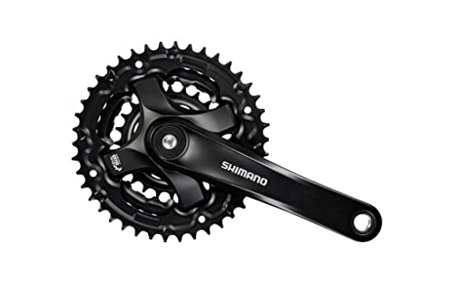 Shimano FC-TY501 3x6/7/8-vitesses Pédalier Black 175 mm
