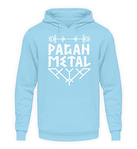 Sweat à capuche Pagan Metal blanc XL style Viking Metal