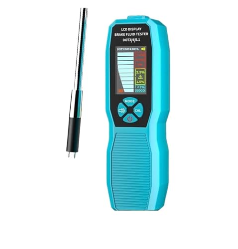 Comprobador Liquido de Frenos, Comprobador De Aceite De Freno Multifuncional, Bolígrafo De Detección De Humedad Del Líquido De Frenos De Alta Precisión, Herramienta De Reparación De Pantalla De Crista