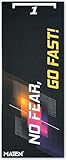 MATEN Alfombra de Moto para Garaje NO Fear, Fondo Antideslizante de Gel, Ideal para Taller y Área de Mantenimiento, (Fieltro Absorbente, 200x80)