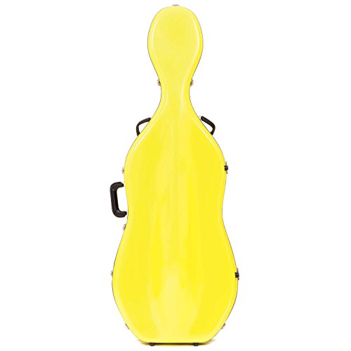 Bobelock 2000W Yellow Fiberglass 4/4 Cello Case