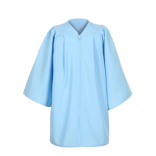 Image of Matte Kindergarten Preschool Graduation Gown and Cap Set with Year Tassel for Kids