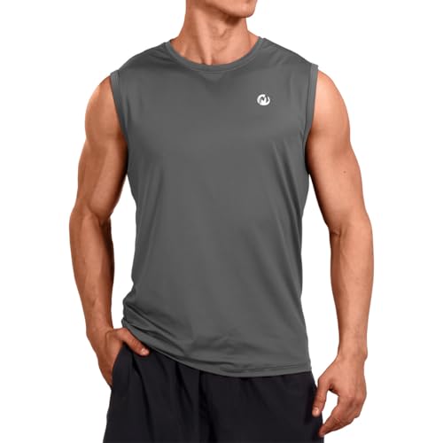 Image of M MOTEEPI Mens Sleeveless Muscle Shirts Workout Athletic Gym Tank Tops Quick Dry