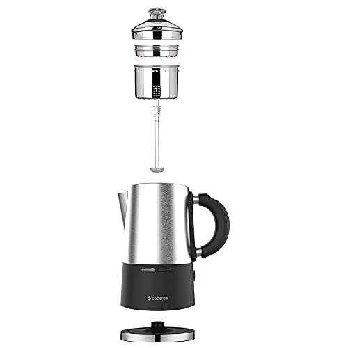Cafeteira Italiana Elétrica Cadence Picolla, 750ml, 110V, Inox, CAF105