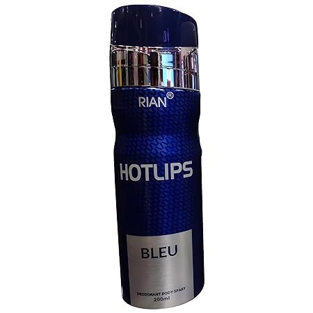 Rian Hotlips Bleu Body Spary Perfume - 200 ml (For Men & Women)
