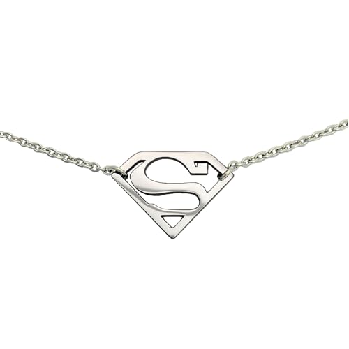 Image of Tapp Collections Stainless Steel Superhero Pendant Necklace