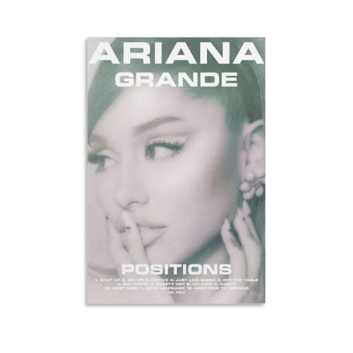 LHIKARQUX Póster de Ariana Grande con diseño de cantante de...