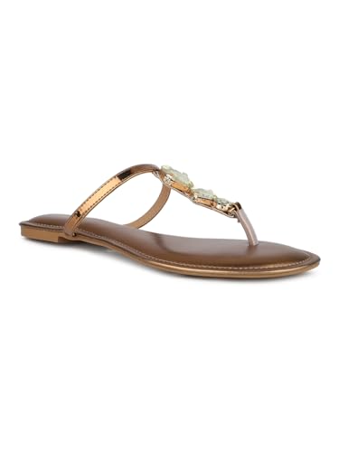 Inc.5 Women Antique Embellished T-Strap Flats (B0CVL8LLTW) Amazon Price History, Amazon Price Tracker