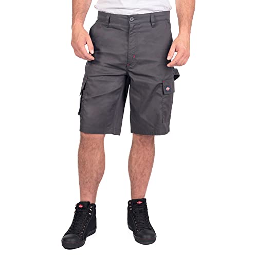 Lee Cooper werkkleding LCSHO806 Mens Multi Pocket werk veiligheid broek Cargo Shorts Korte broek, 38W