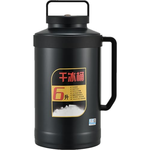 Cubo De Hielo Seco, Contenedor De Hielo Seco De Gran Capacidad De 6 L, Cubo De Almacenamiento De Hielo Seco, Cubo De Hielo Aislado, Olla De Almacenamiento De Hielo Seco Para Viajes En La Cocina Del