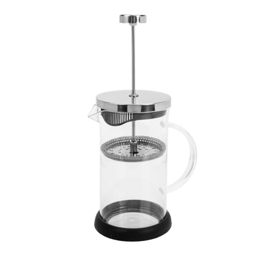 Unomor Household Coffee Press Manual Milk Kettle for Coffee Tea Scented Infusions Capacity with Lid for Home