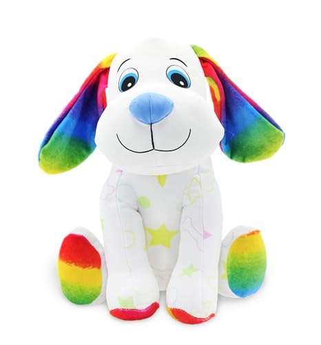 Peluche para colorear Crayola Perrito con 3 rotuladores lavables