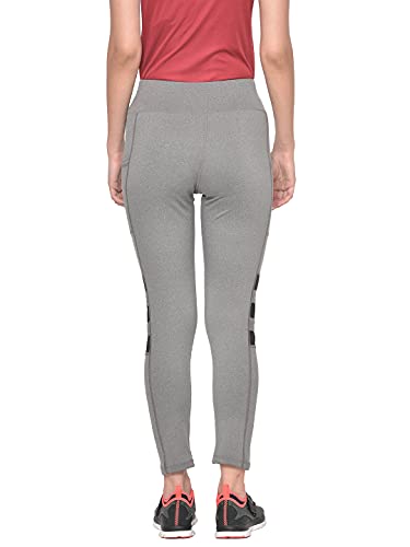 Image of CHKOKKO Women's High Rise Regular Fit Polyester Blend Sports Leggings (JSSTIGHT)