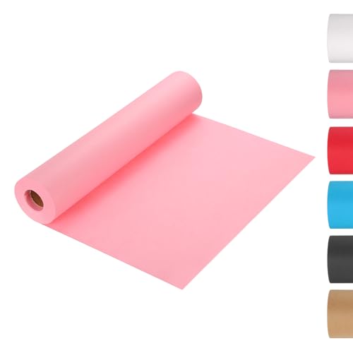 Rouleau de papier kraft rose pour emballage cadeau et art floral