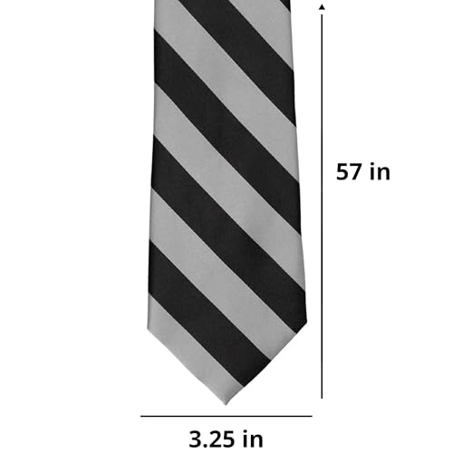 Image of tiemart Men's Striped Tie Standard Length