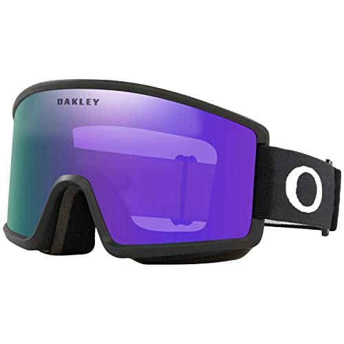 Oakley Target Line M スノーゴーグル マットブラック バイオレットイリジウムレンズ付き