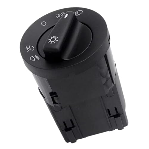 Interruptor faros coche 1C0941531A con conmutador giratorio suave para Transporter T5 y Lupo